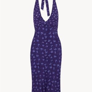 Sadie Clover Floral Purple Halter